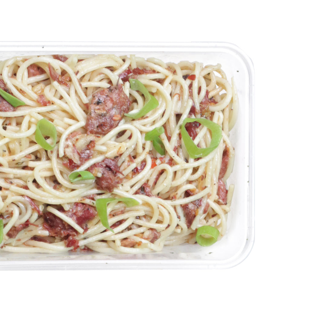 Spicy Corned Beef Pasta - The Lost Bread Online