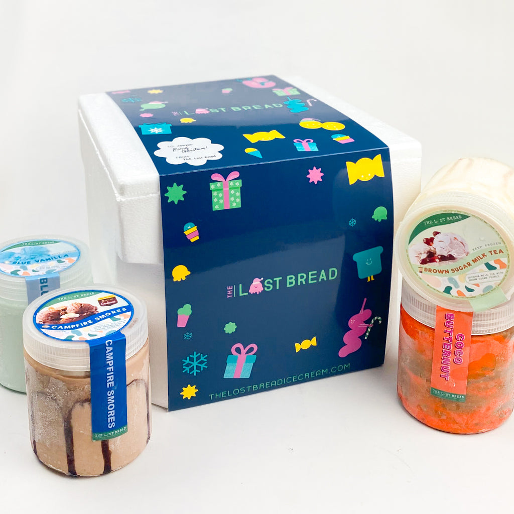Ice cream sundae in a box, just add ice cream !! | Ice cream gift, Ice  cream gift basket, Best christmas gifts