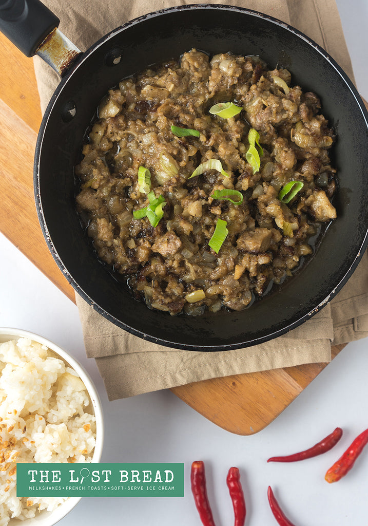 Truffle Pork Sisig - The Lost Bread Online